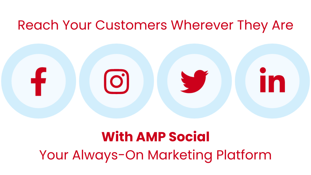 AMP Social Media Platforms Facebook Instagram X Twitter LinkedIn
