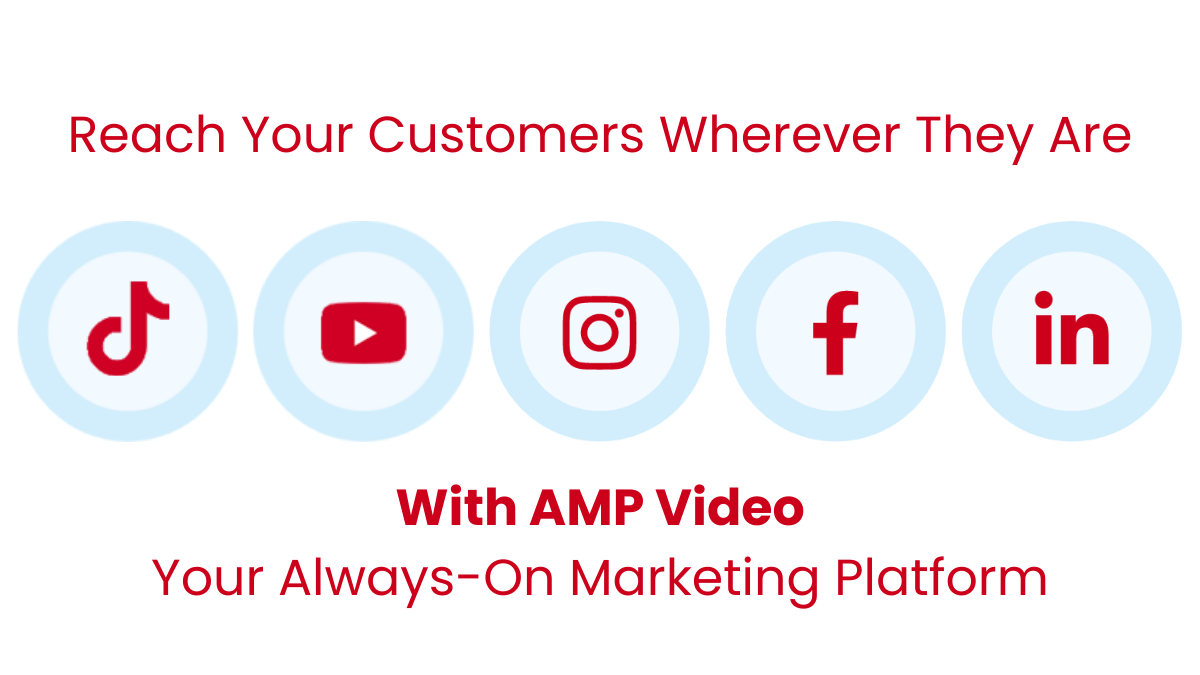 AMP Video Social Platforms TikTok YouTube Instagram Facebook LinkedIn